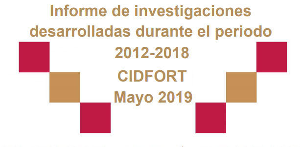 INFORME DE INVESTIGACIONES DESARROLLADAS DURANTE EL PERIODO  2012-2018